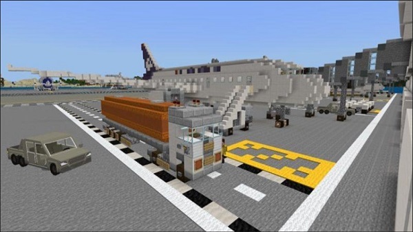 airport map for minecraft pe apk android