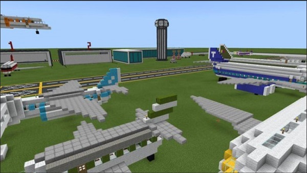 airport map for minecraft pe apk free