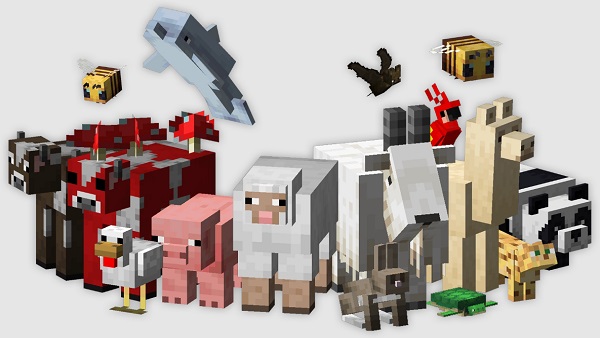 minecraft animals