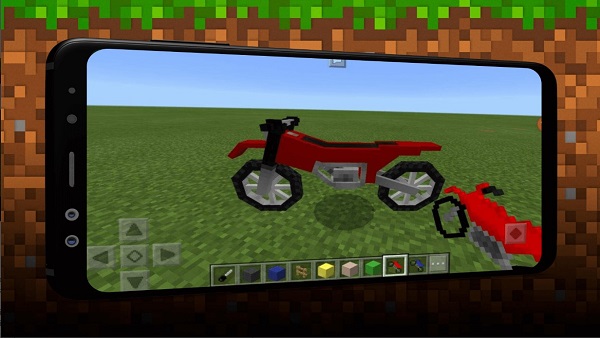 minecraft pe motorcycle mod 2024