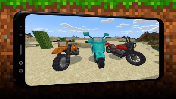 minecraft pe motorcycle mod apk