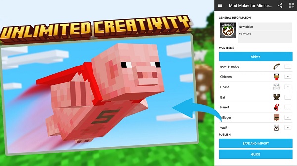 mod maker for minecraft pe latest version