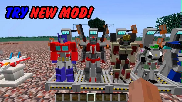 mod robot for minecraft pe apk