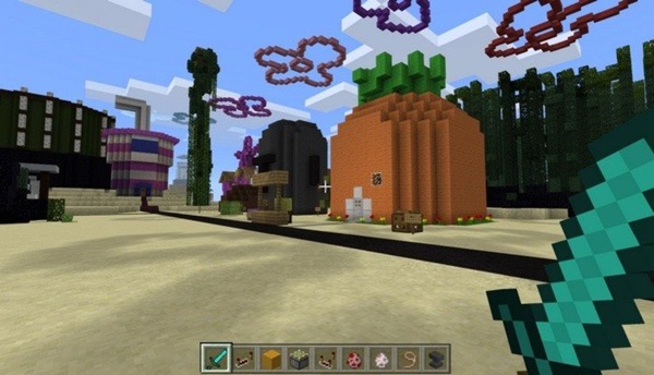 spongebob map for minecraft pe apk