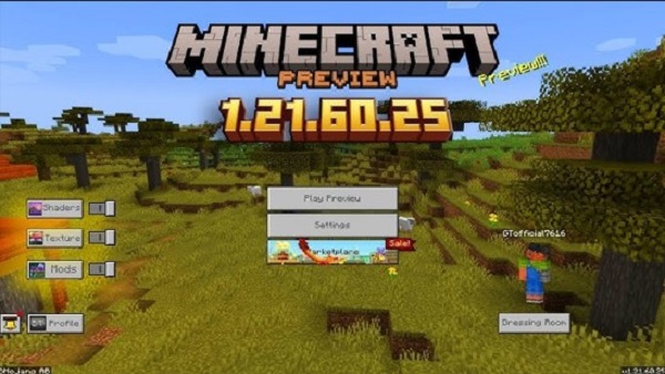 minecraft beta & preview 1.21.60.25 apk